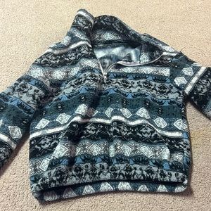 Small it’s blue a sweater and cozy